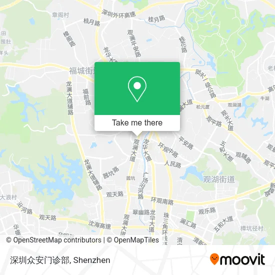 深圳众安门诊部 map