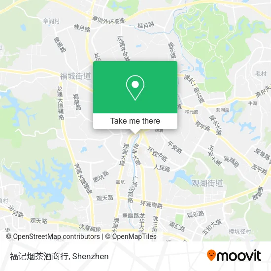 福记烟茶酒商行 map
