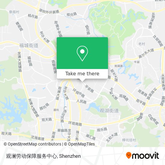 观澜劳动保障服务中心 map