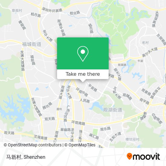 马坜村 map