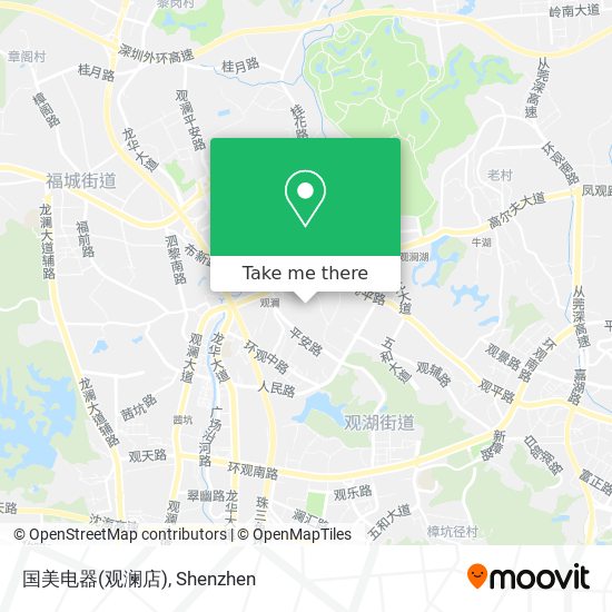 国美电器(观澜店) map