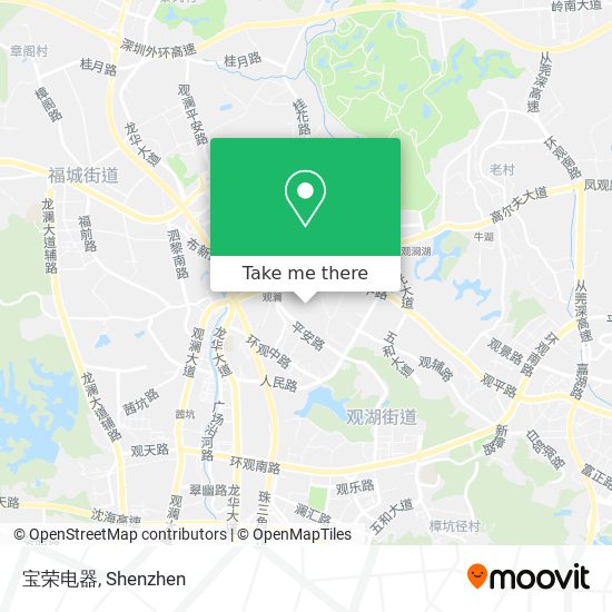 宝荣电器 map