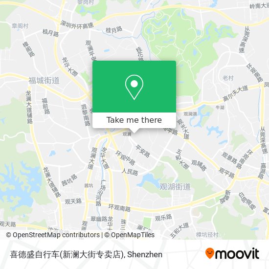 喜德盛自行车(新澜大街专卖店) map