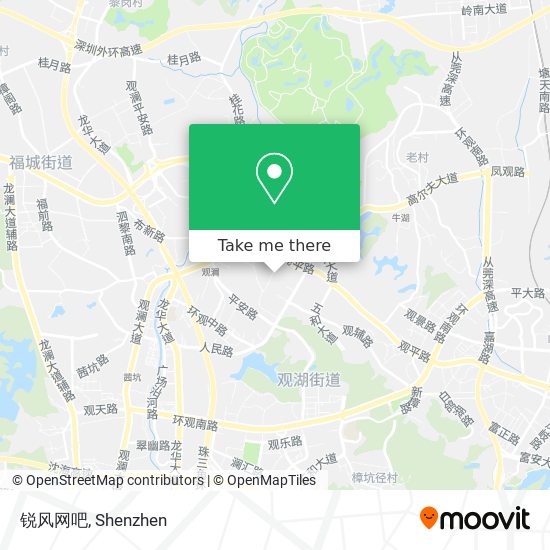 锐风网吧 map