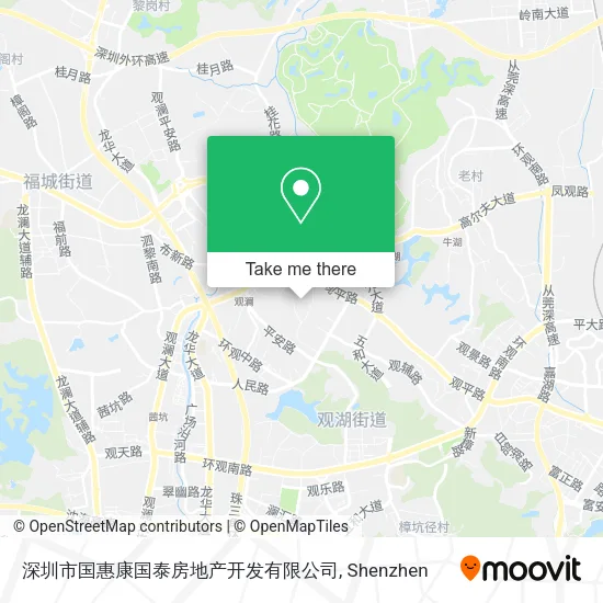 深圳市国惠康国泰房地产开发有限公司 map