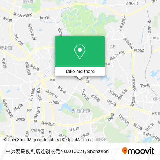 中兴爱民便利店连锁松元NO.010021 map