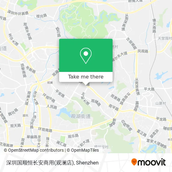 深圳国顺恒长安商用(观澜店) map