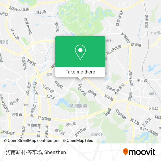 河南新村-停车场 map