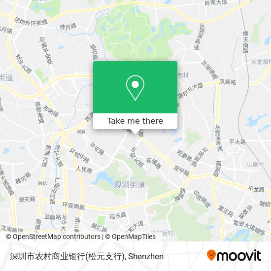 深圳市农村商业银行(松元支行) map