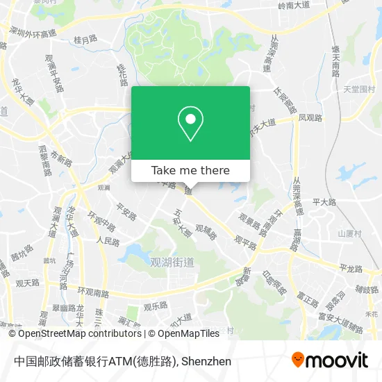 中国邮政储蓄银行ATM(德胜路) map