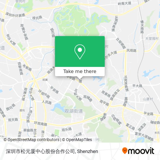 深圳市松元厦中心股份合作公司 map