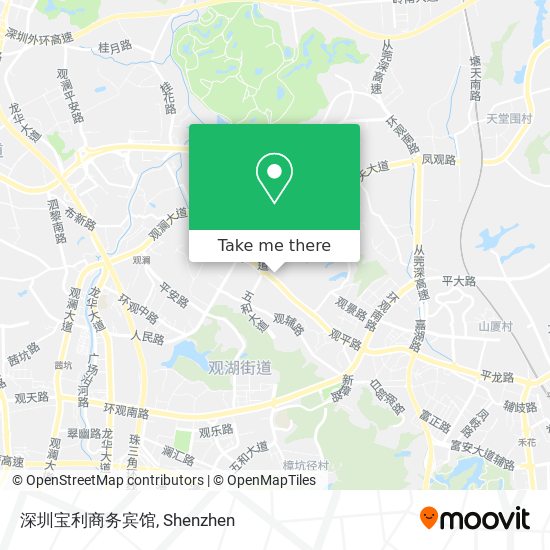 深圳宝利商务宾馆 map