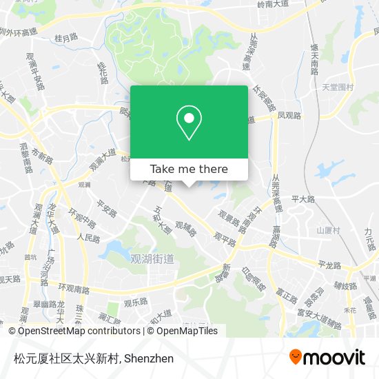 松元厦社区太兴新村 map