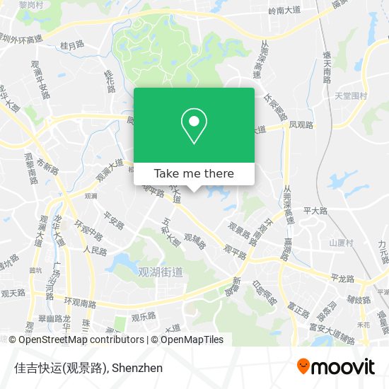 佳吉快运(观景路) map
