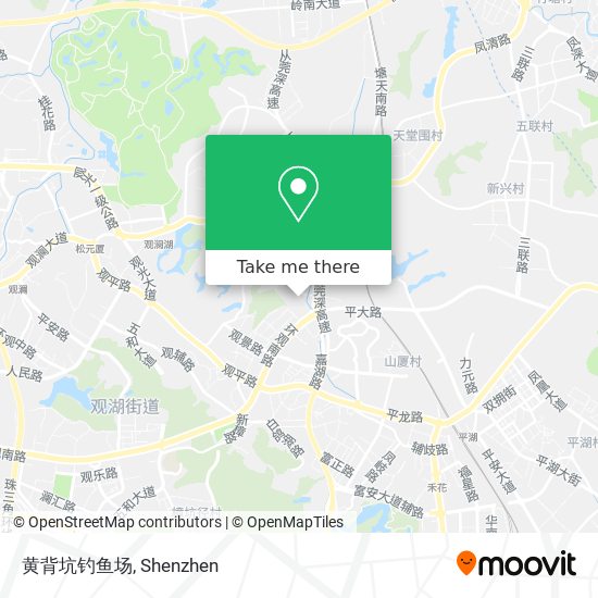黄背坑钓鱼场 map