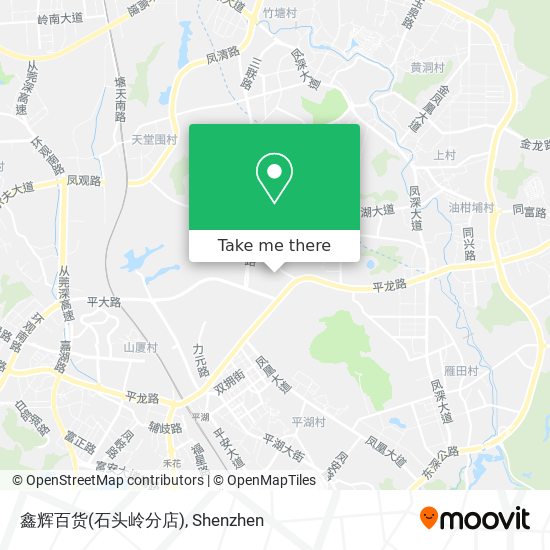鑫辉百货(石头岭分店) map