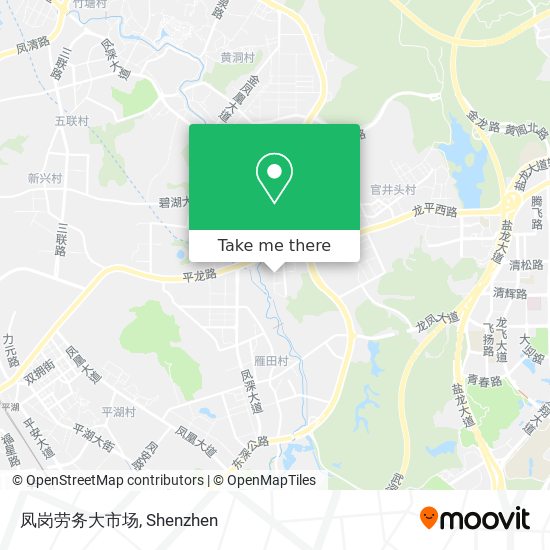 凤岗劳务大市场 map
