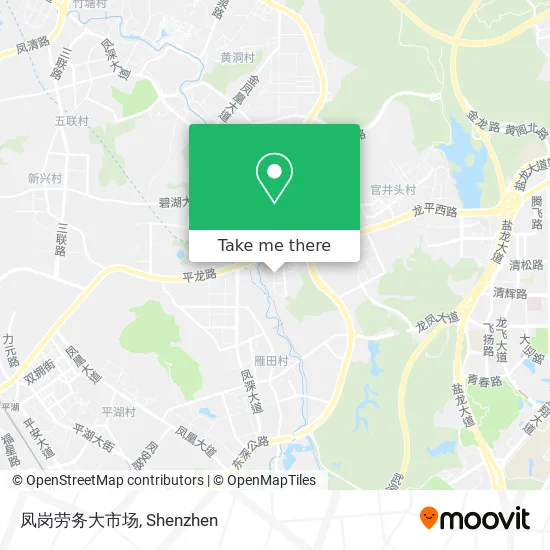 凤岗劳务大市场 map