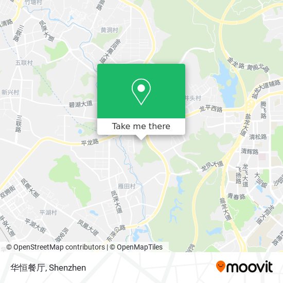 华恒餐厅 map