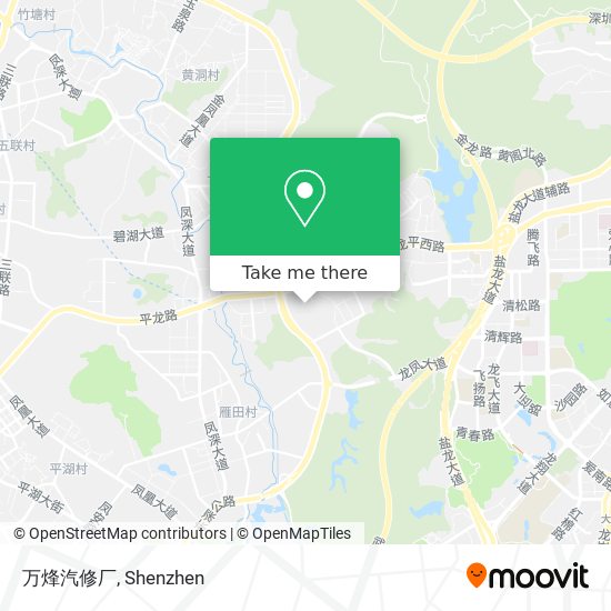 万烽汽修厂 map