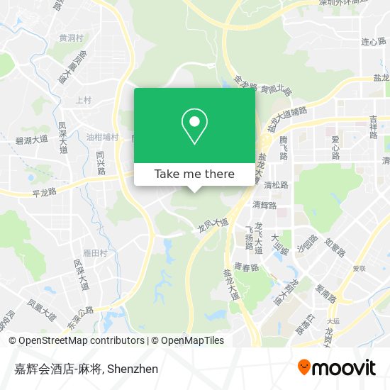 嘉辉会酒店-麻将 map