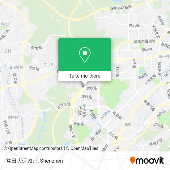 益田大运城邦 map