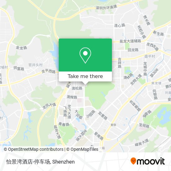 怡景湾酒店-停车场 map