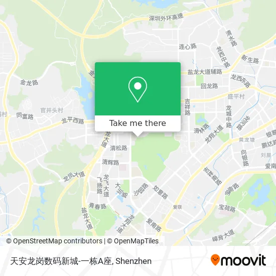 天安龙岗数码新城-一栋A座 map