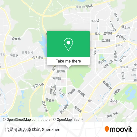 怡景湾酒店-桌球室 map