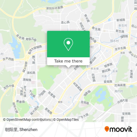 朝阳里 map