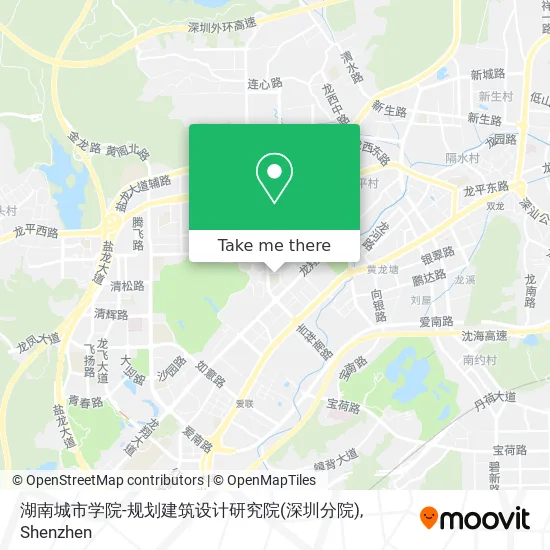 湖南城市学院-规划建筑设计研究院(深圳分院) map