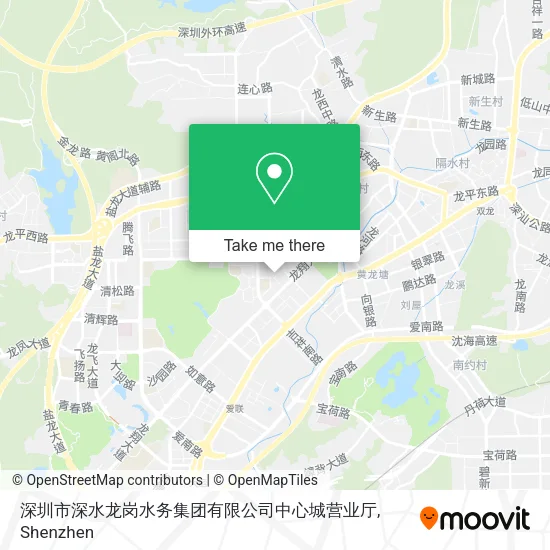 深圳市深水龙岗水务集团有限公司中心城营业厅 map
