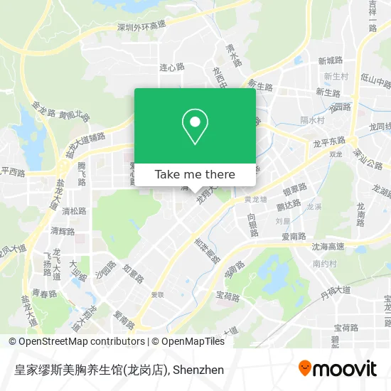 皇家缪斯美胸养生馆(龙岗店) map