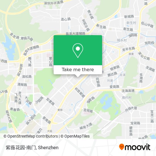 紫薇花园-南门 map