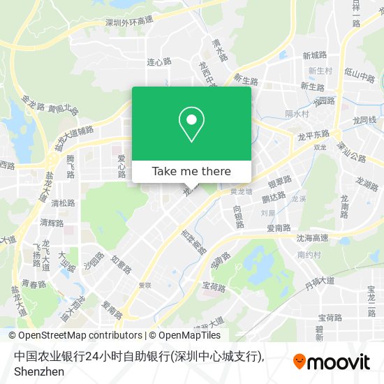 中国农业银行24小时自助银行(深圳中心城支行) map