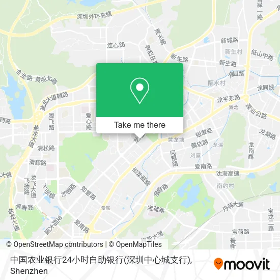中国农业银行24小时自助银行(深圳中心城支行) map