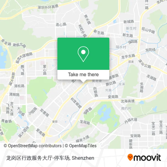 龙岗区行政服务大厅-停车场 map