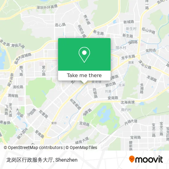 龙岗区行政服务大厅 map
