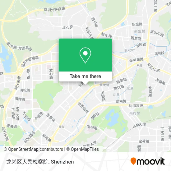 龙岗区人民检察院 map