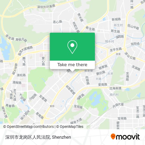 深圳市龙岗区人民法院 map