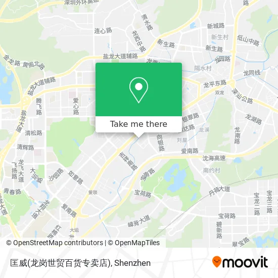 匡威(龙岗世贸百货专卖店) map