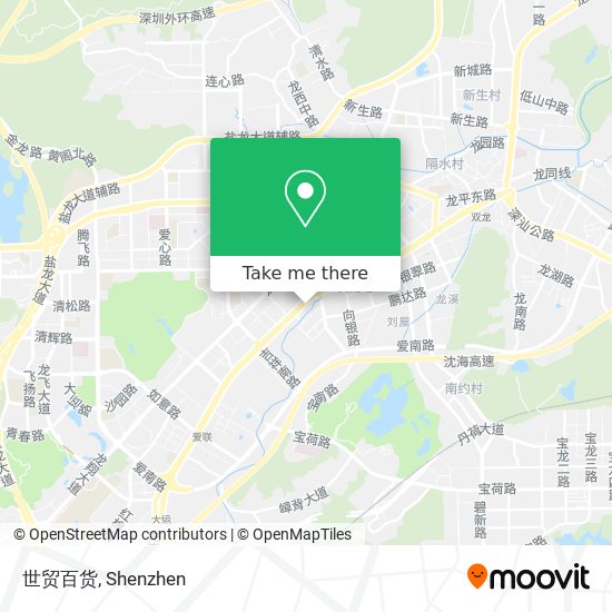 世贸百货 map
