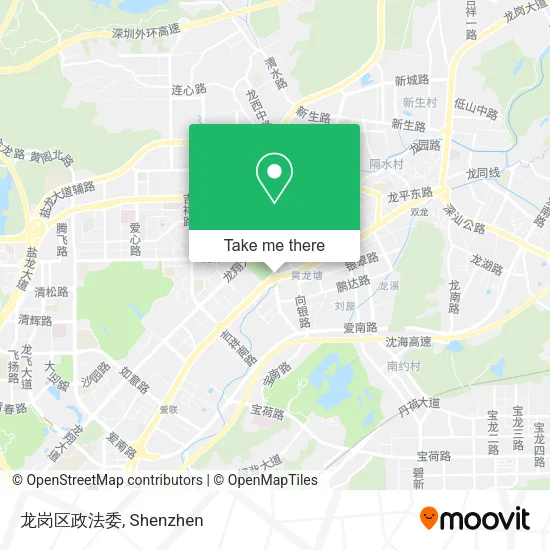 龙岗区政法委 map