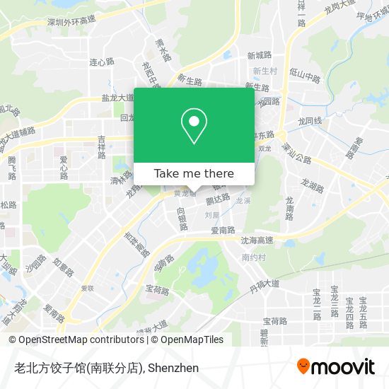 老北方饺子馆(南联分店) map