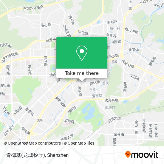 肯德基(龙城餐厅) map