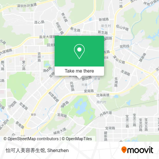 怡可人美容养生馆 map