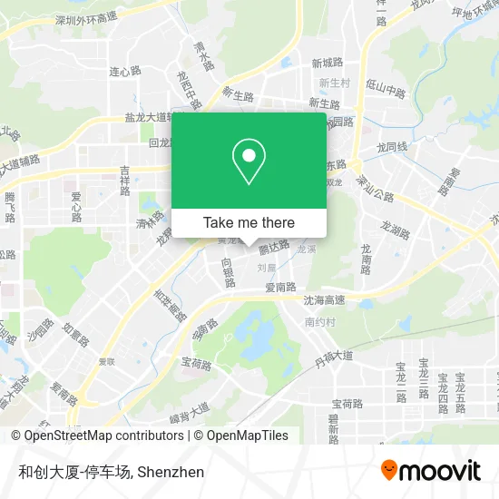 和创大厦-停车场 map