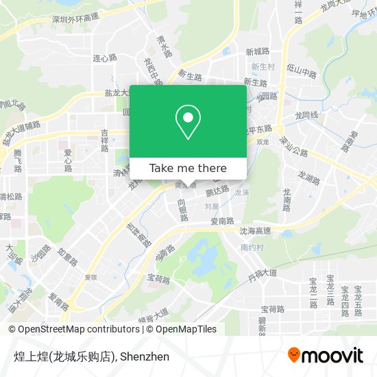 煌上煌(龙城乐购店) map