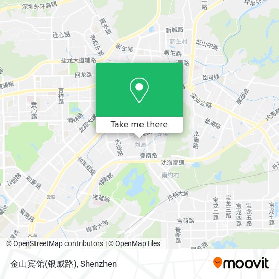 金山宾馆(银威路) map