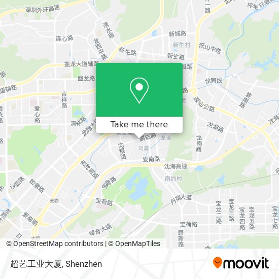 超艺工业大厦 map